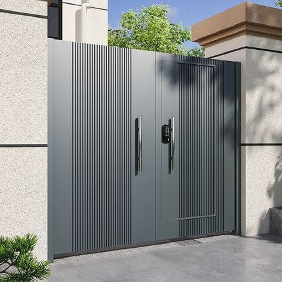 Mẫu cổng sắt 2 cánh thiết kế theo xu hướng hiện đại phong cách Châu  Âu CL-CA 2211