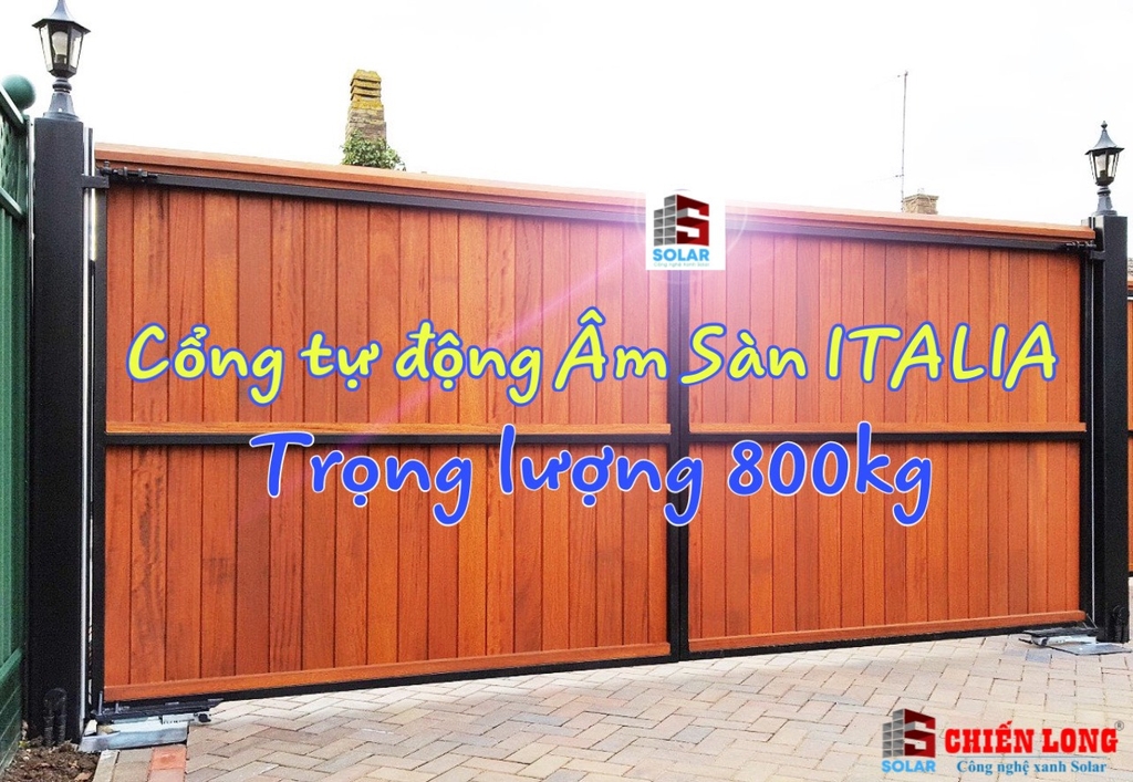 Cổng tự động motor xoay âm sàn ELI 250N BT - nhập khẩu từ ITALY