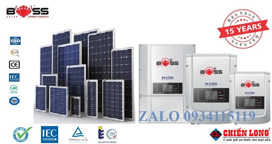 Báo giá nguyên bộ điện năng Mặt Trời Hòa lưới 7.5KW