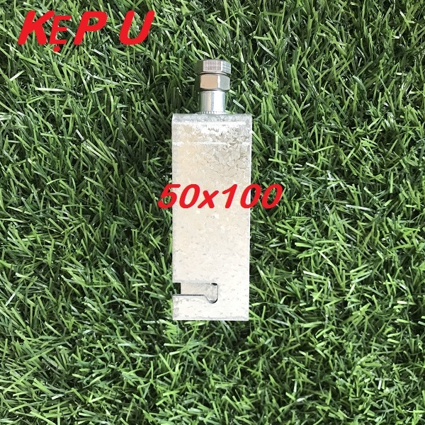 Pát chữ U 50x100 kẹp dưới pin mặt trời Bulong Innox 304+tán | Giá Sỉ Rẻ Nhấ