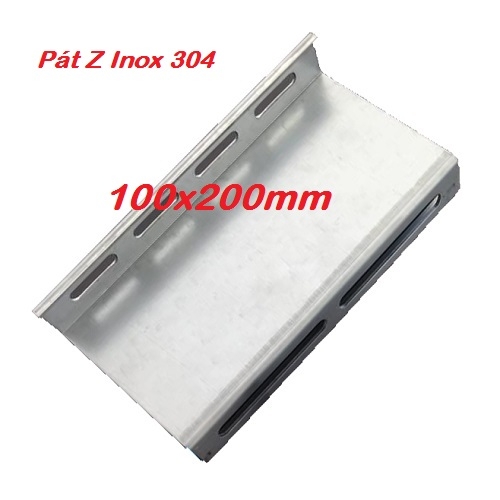 Pát Z Inox 304 áp mái tôn 100x200 lắp đặt tấm pin năng lượng
