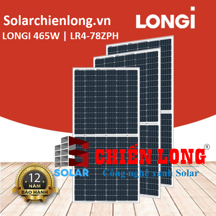 Tấm pin năng lượng mặt trời LONGI 485W | LR4-78ZPH 485M