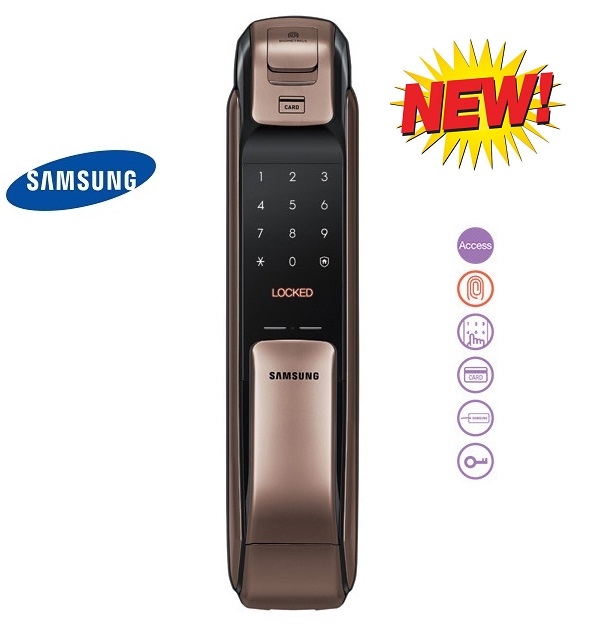 Khóa điện tử vân tay Bluetooth Samsung SHS P728BU/EN (Bronze)