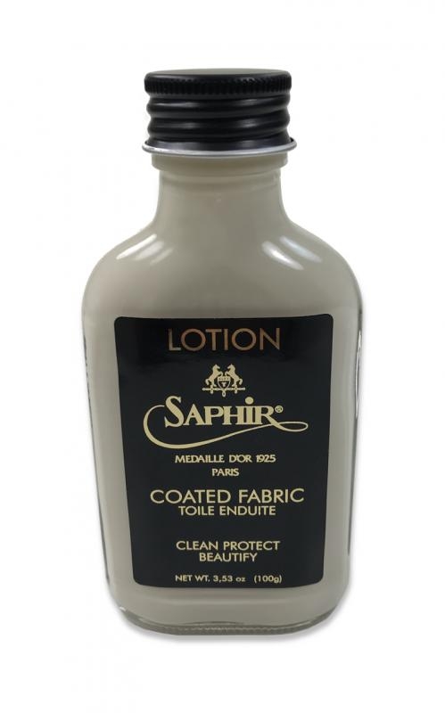 Sữa Saphir Lotion làm sạch, dưỡng và bảo vệ vải tráng cao cấp LV, Gucci (Coated Fabric)