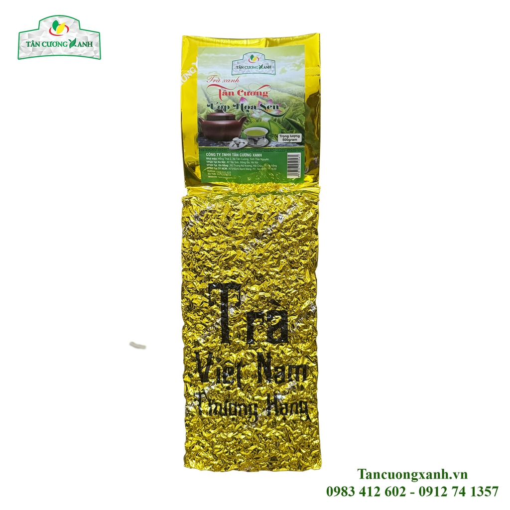 Trà Tân Cương Ướp Nhụy Sen Tây Hồ 500gram