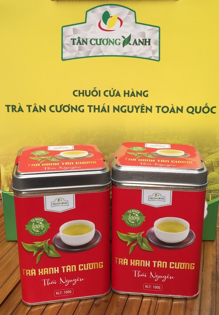 Hộp Trà Thái Nguyên QT01 - 100gram Hộp Đỏ