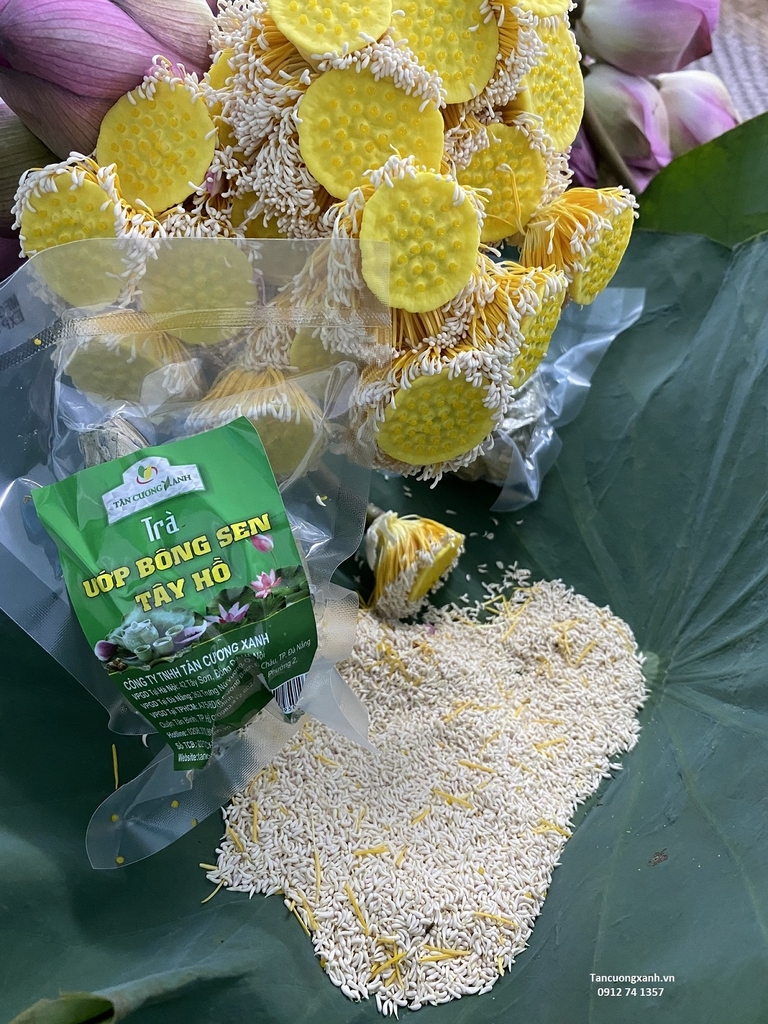 Trà Tân Cương Ướp Nhụy Sen Tây Hồ 100gram