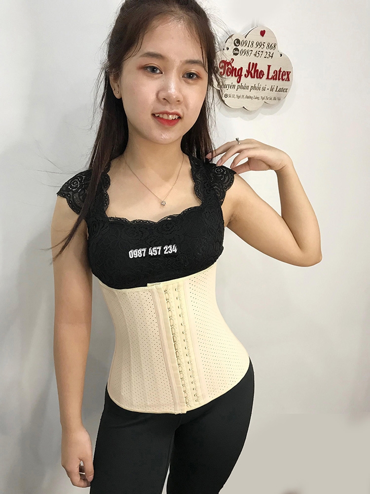 ĐAI NỊT BỤNG LATEX 25 XƯƠNG LỖ THÔNG HƠI NHẬP KHẨU HY LẠP- DÁNG 29CM