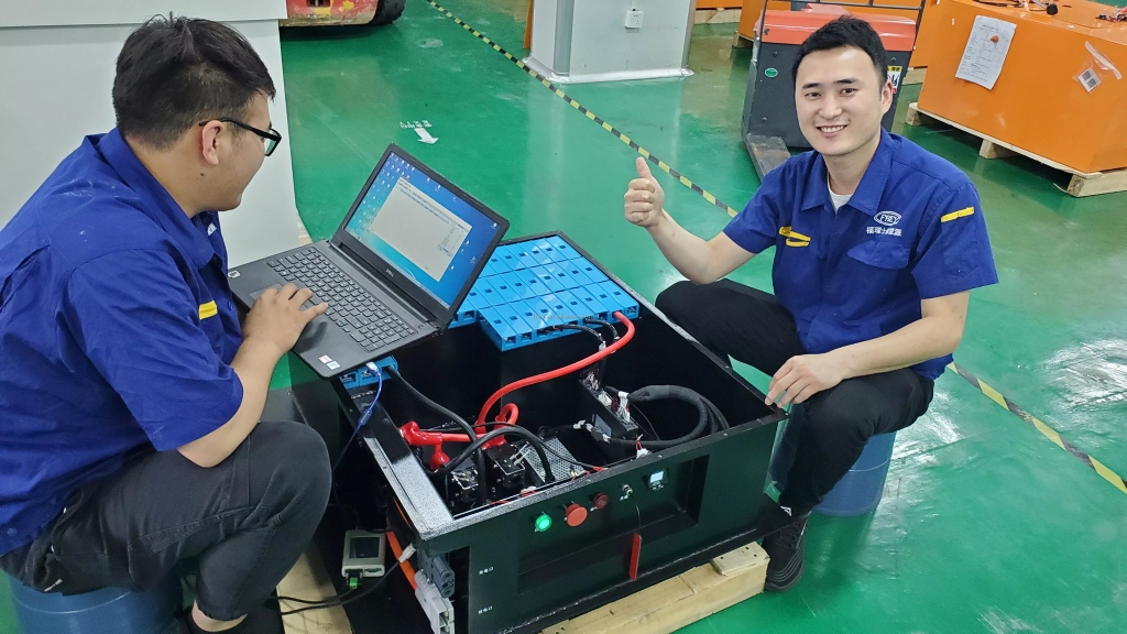 PIN LITHIUM 76.8V-420AH HIỆU FREY