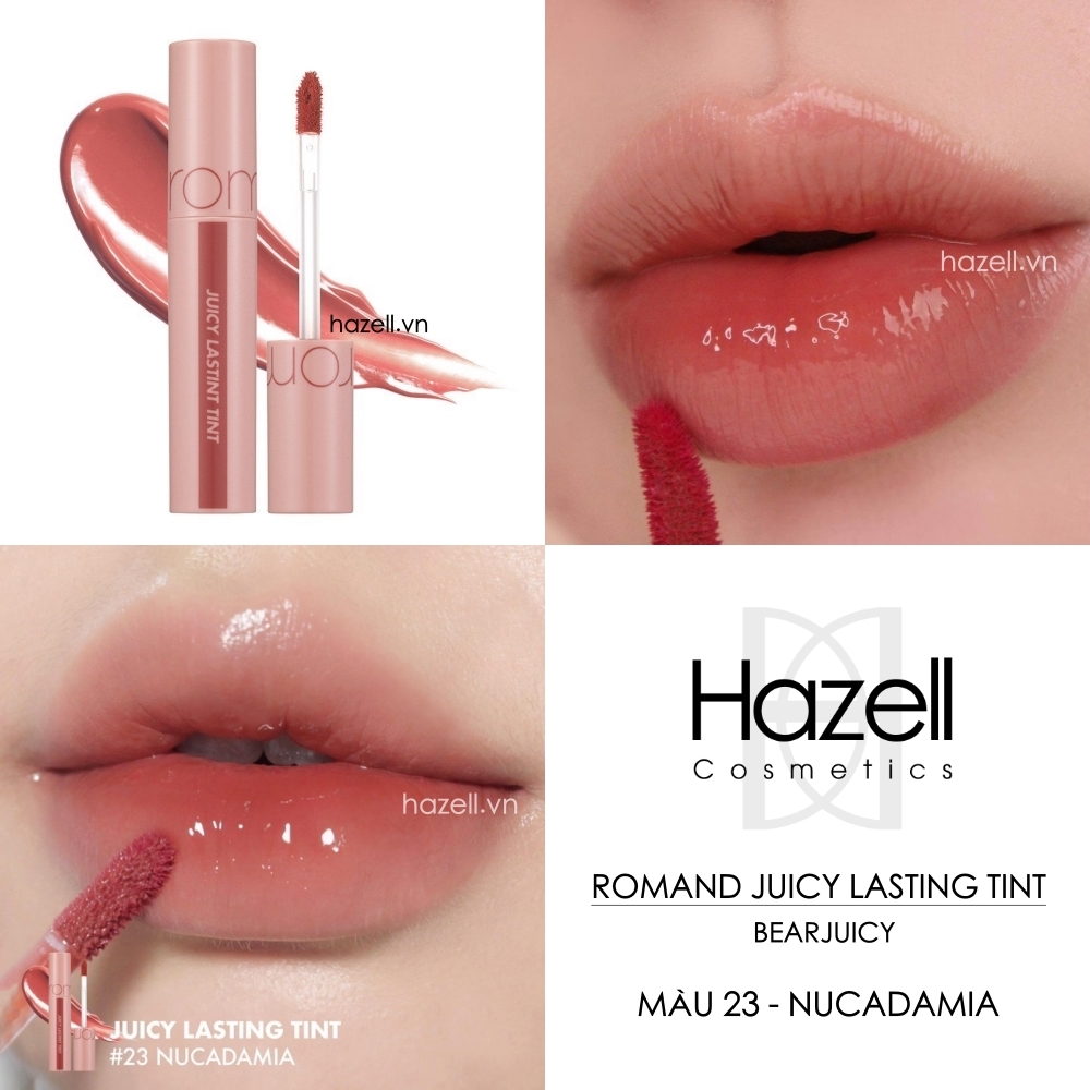 Bảng màu son Romand Juicy Lasting Tint mới nhất