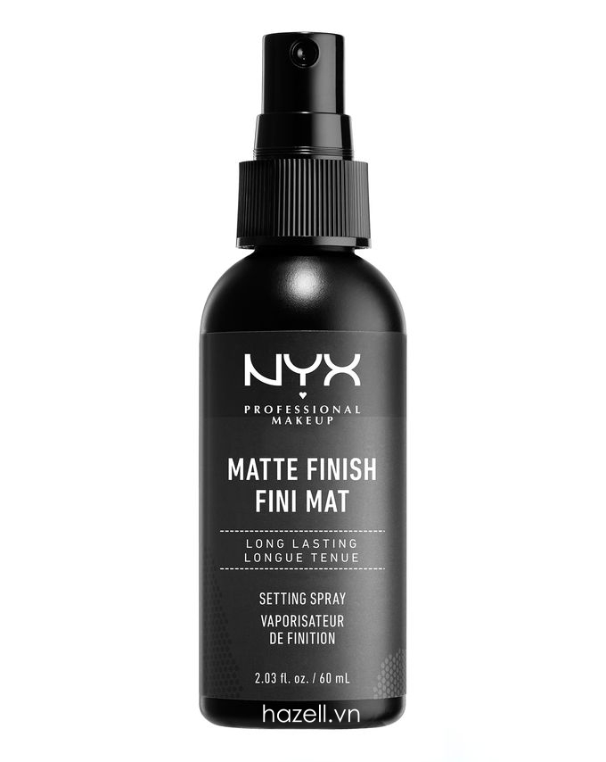 Xịt Khoáng Chống Trôi Make Up Nyx Matte Finish Fini Mat Setting Spray 60Ml