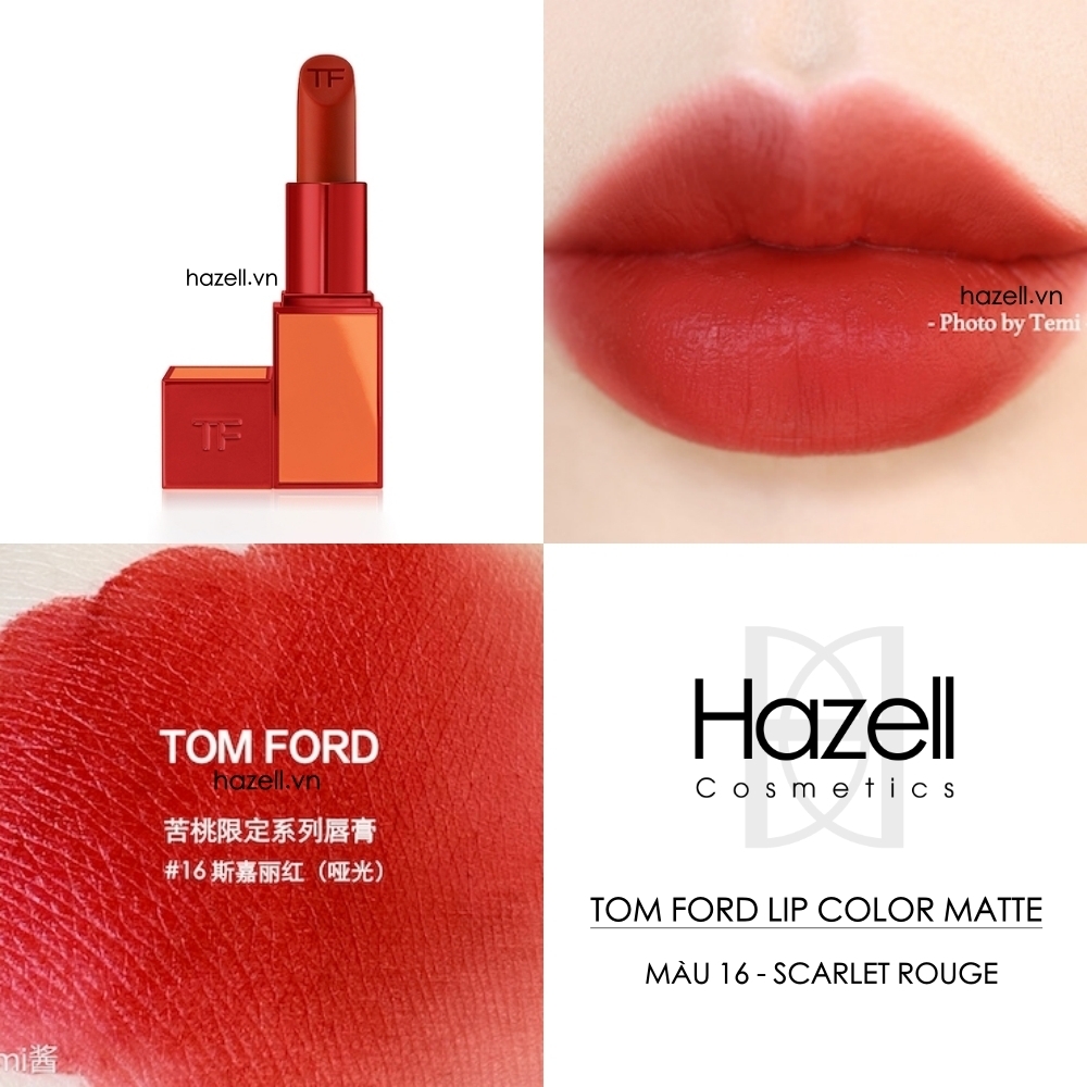 Son lì thỏi TOM FORD Lip Color Matte Limited Edition 3g (Vỏ cam)