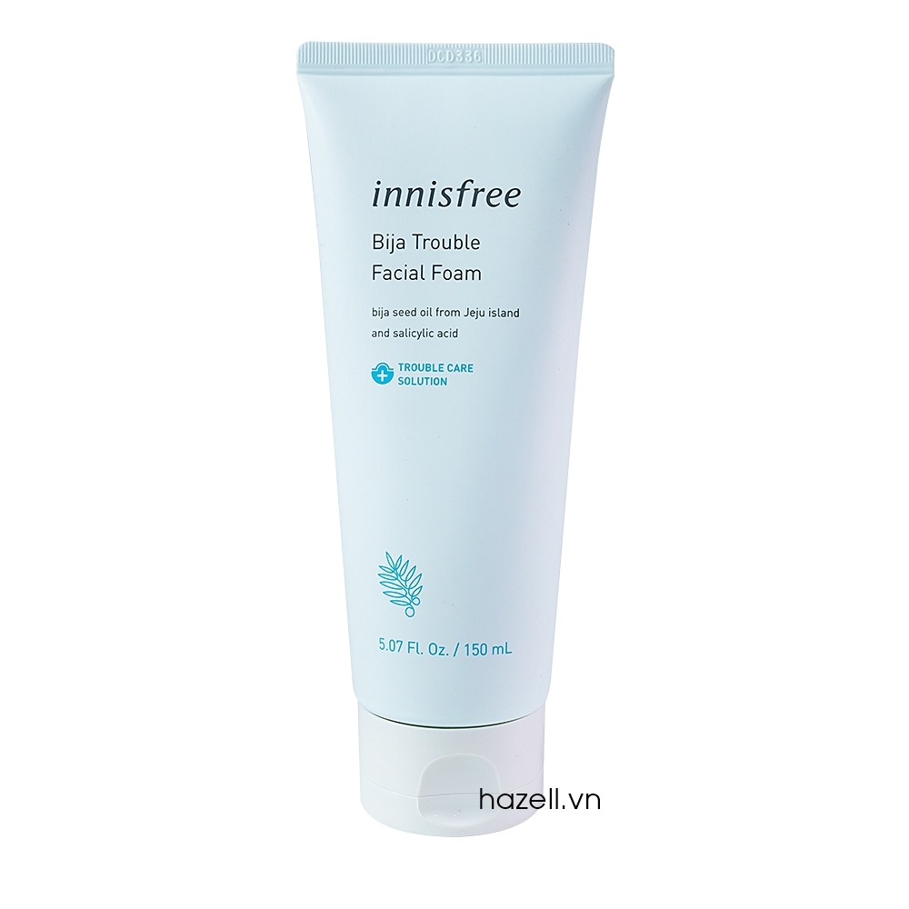 Sữa Rửa Mặt Innisfree Bija Trouble Facical Foam 150ml Mẫu Mới 2019