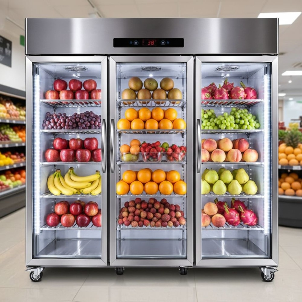 Tủ mát trưng bày 3 cánh kính 1160 lít Oucboll LC-1160