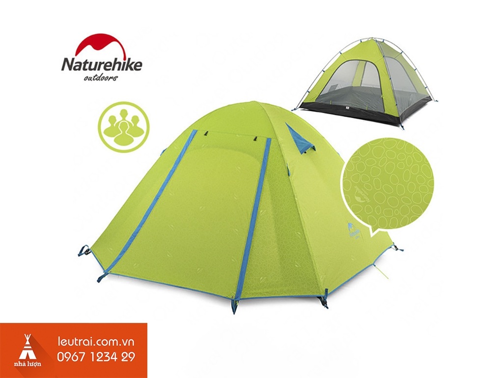 Lều cắm trại 3 người Naturehike - NH18Z033-P