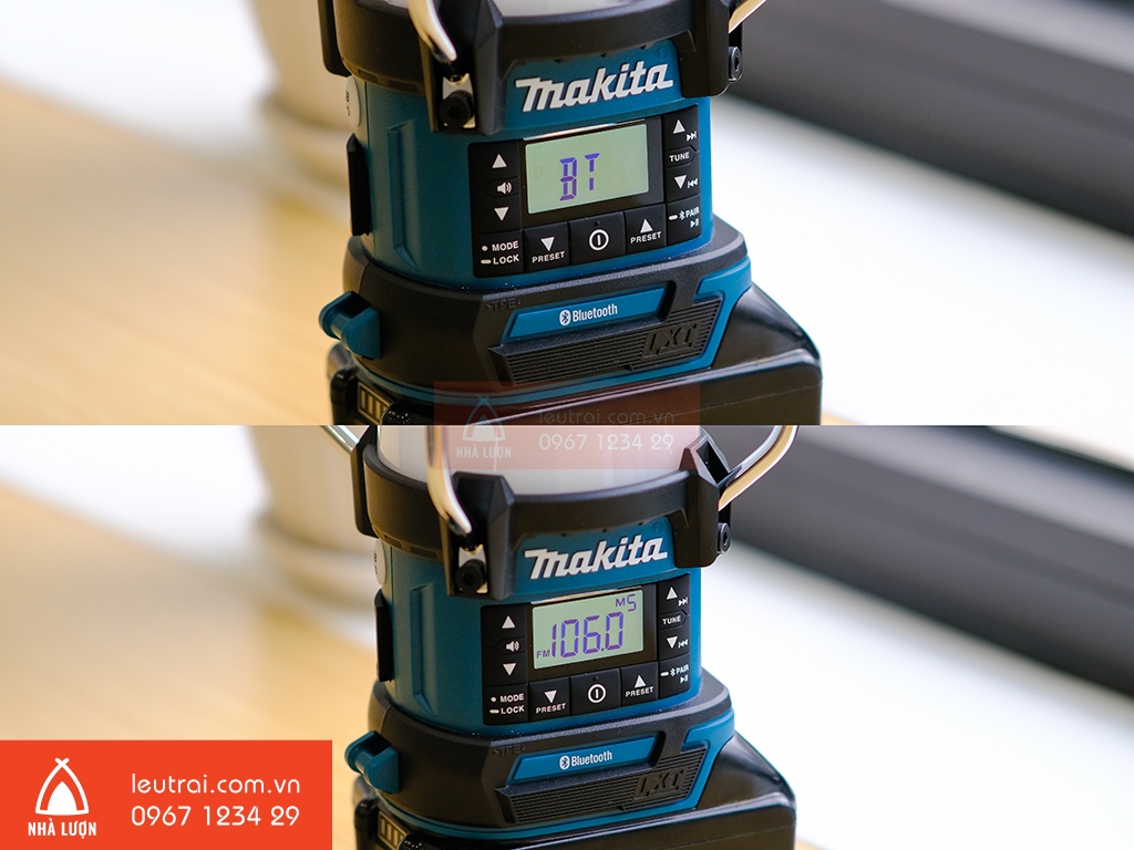 Đèn kết hợp Radio dùng pin (18V/14.4V) Makita DMR057