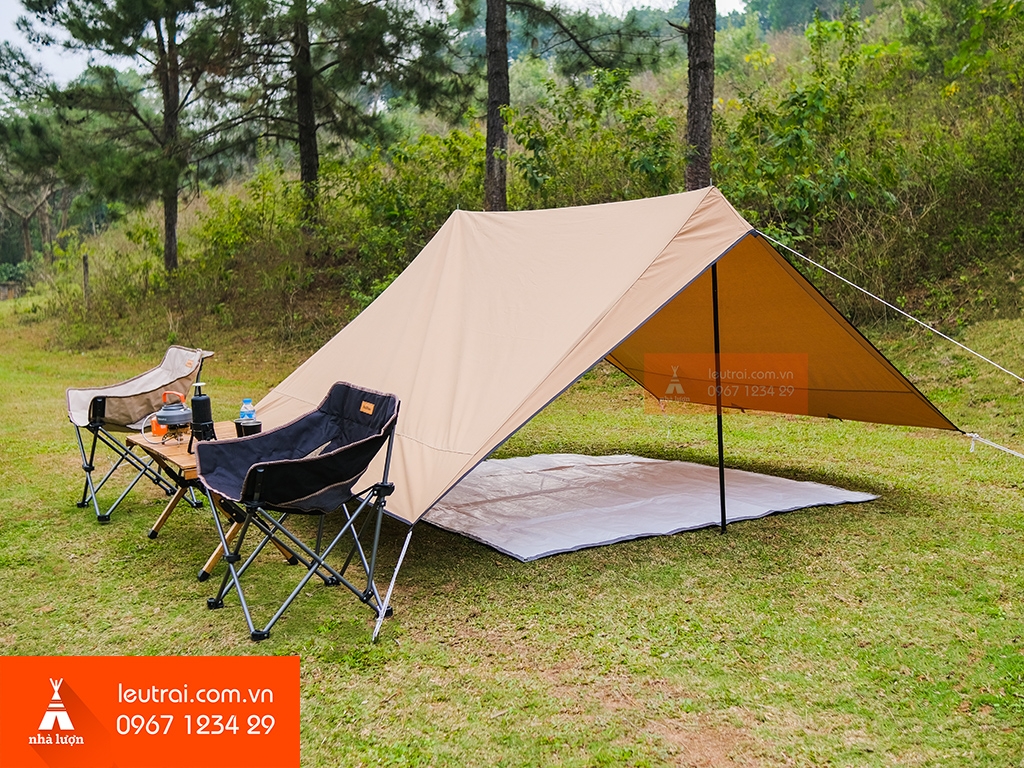 Lều cắm trại Glamping Vintage Home 4P-Vải TC cao cấp