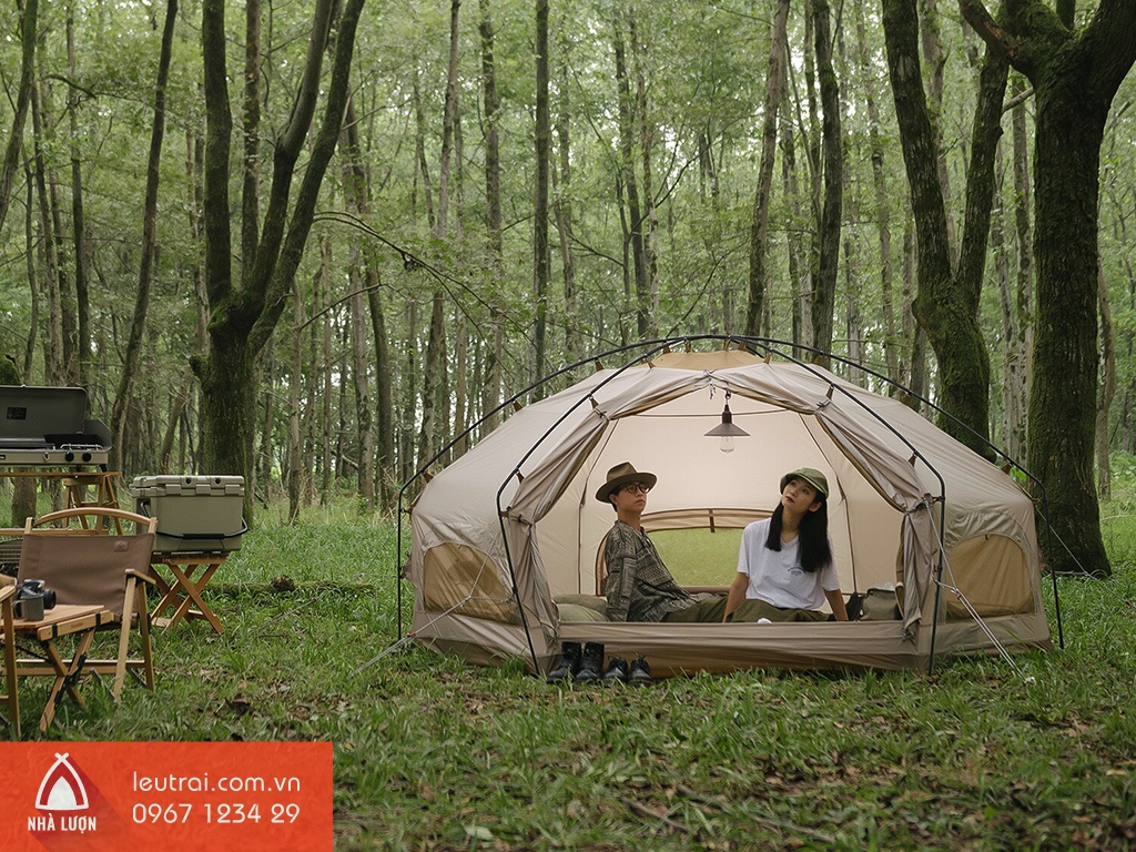 Lều nấm, Lều cắm trại Glamping Naturehike NH21ZP001 dành cho 4 người