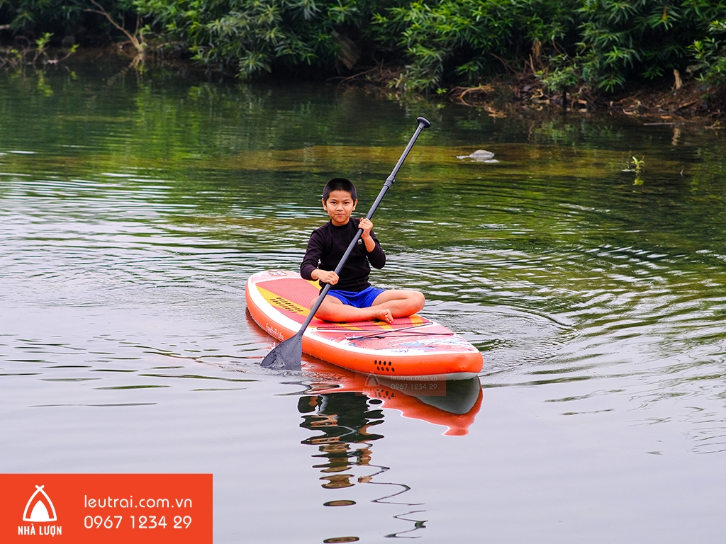 Ván chèo đứng / thuyền Sup hơi KOI Feath R Lite - Funwater