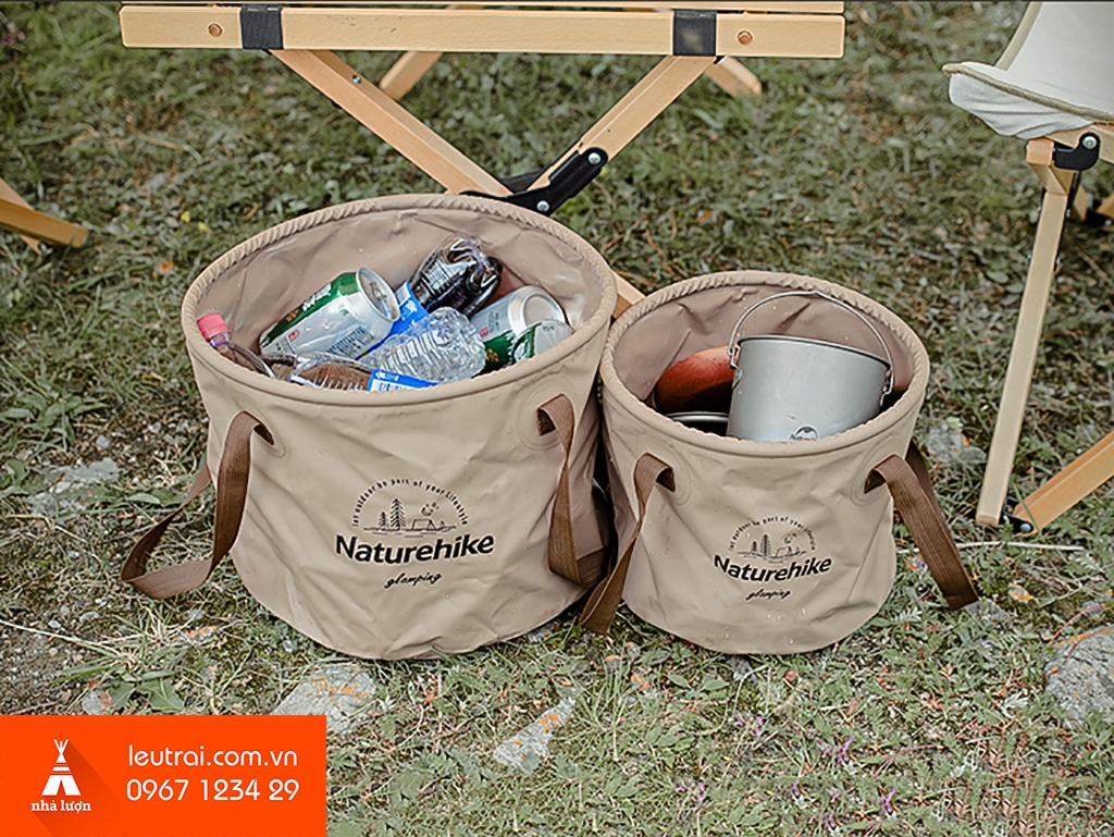 Xô nước gấp gọn Glamping NatureHike NH20SJ040 (10L)