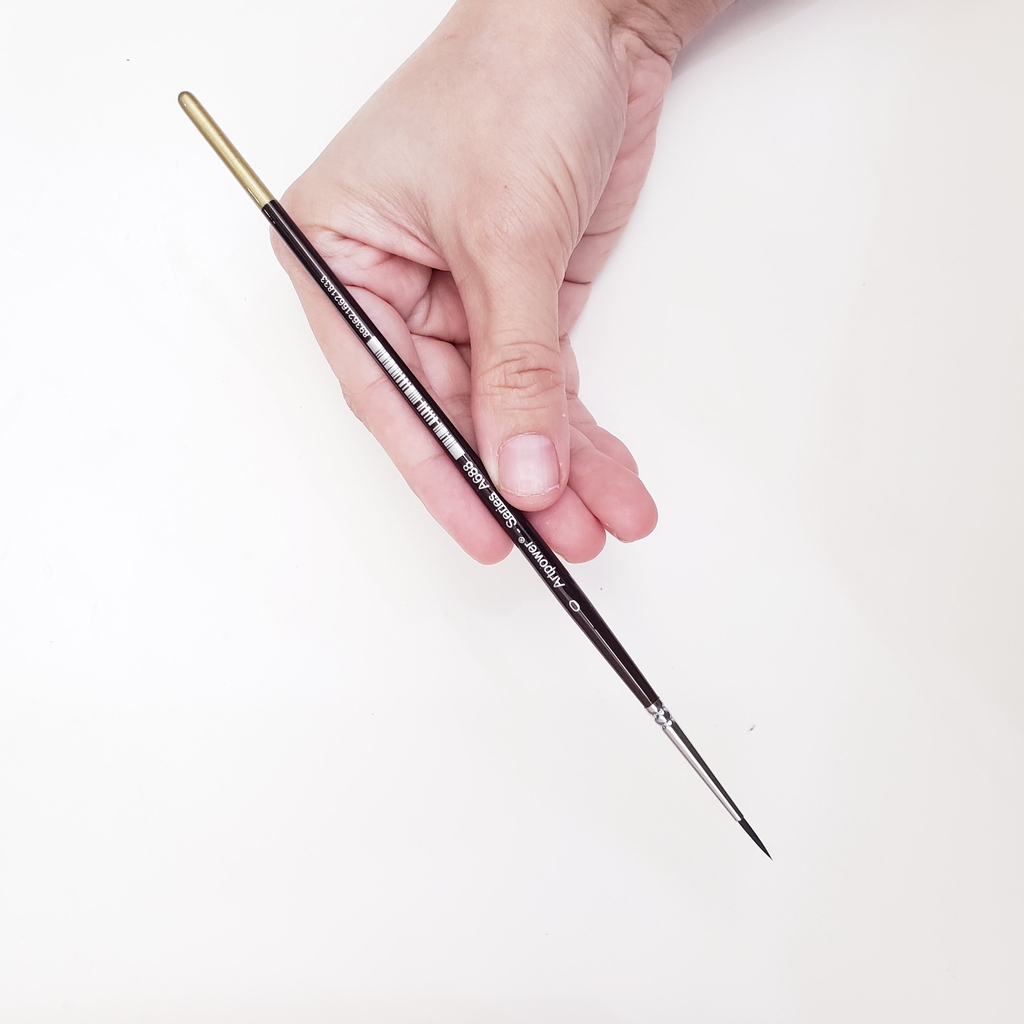 Cọ vẽ đầu Tròn màu nước ARTPOWER lông Sói (A688)