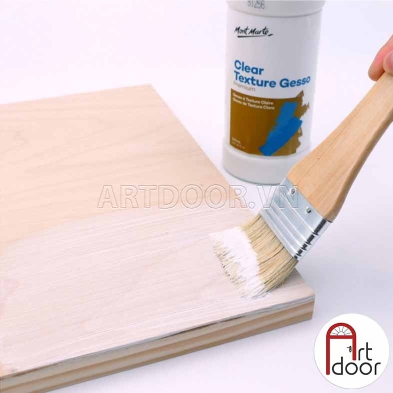 PK Sơn lót Acrylic MONT MARTE Gesso làm mịn bề mặt tranh