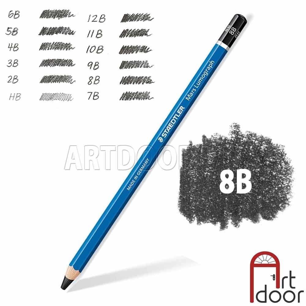 Bút chì phác thảo STAEDTLER Lumograph thân Xanh (cây lẻ)