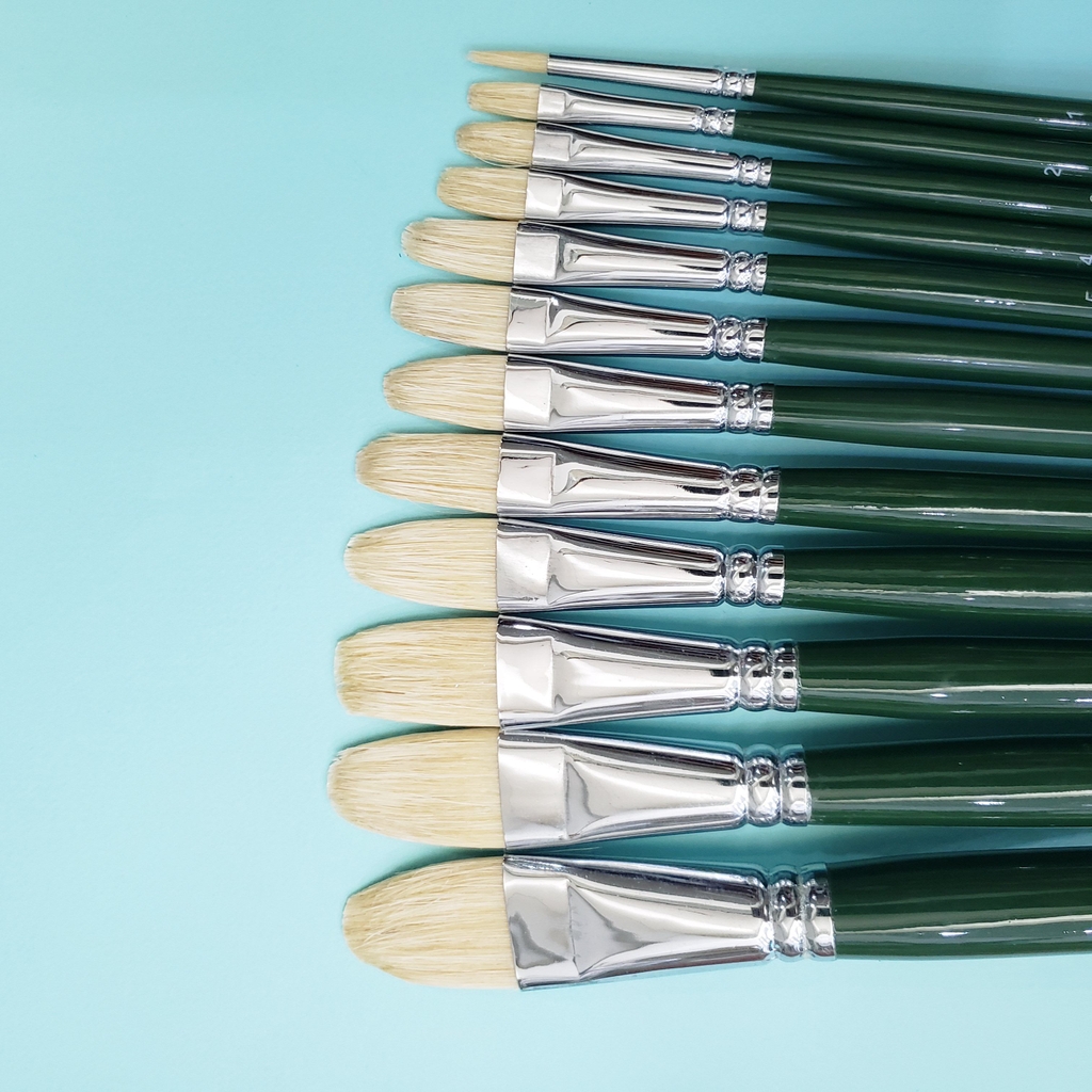 Cọ vẽ đầu Oval ARTPOWER lông Heo Mix (G1720)