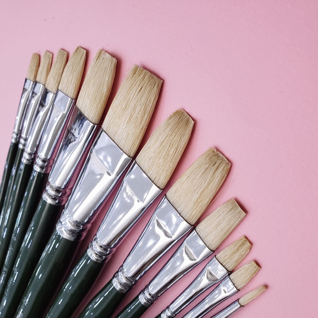 Cọ vẽ đầu Vuông ARTPOWER lông Heo Mix (G1930)