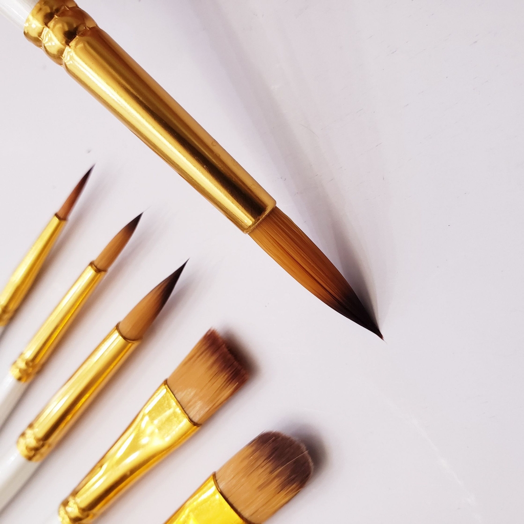Bộ cọ ARTPOWER (đủ dáng) tập vẽ màu Nước, Acrylic, Gouache tô tượng, đất sét, số hóa