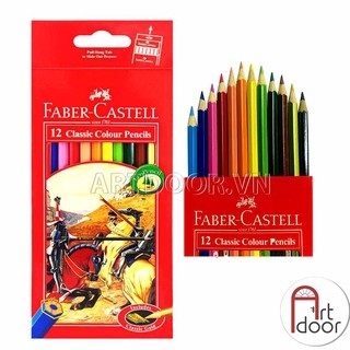 Bộ chì màu Khô FABER CASTELL Classic (hộp giấy)