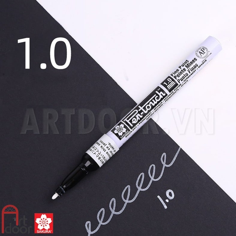 Bút acrylic SAKURA Pentouch viết thiệp cưới, vẽ vải, nhựa, kính, gỗ, đá, canvas