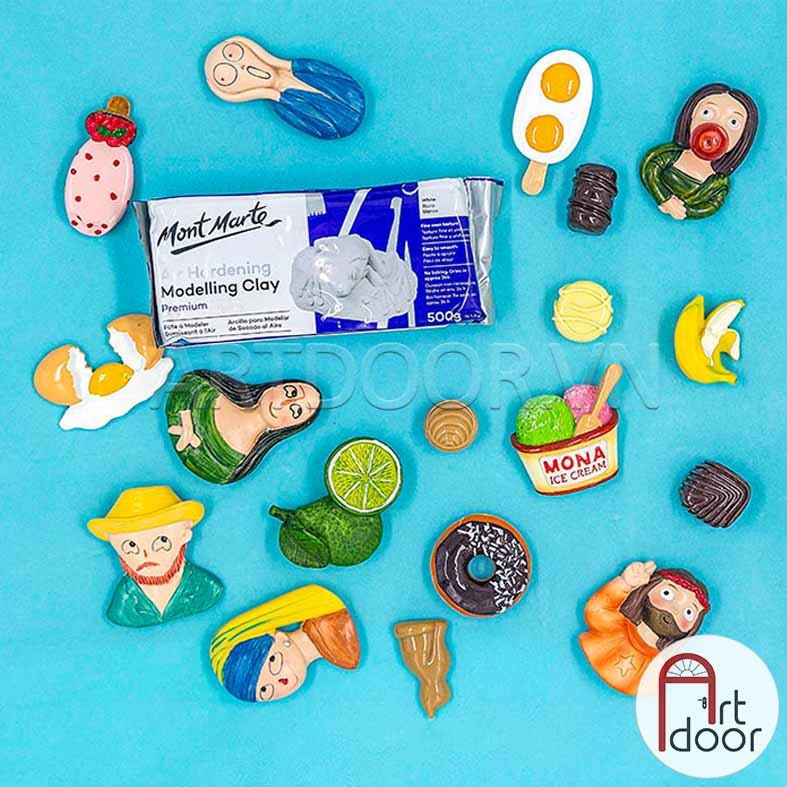 Dụng cụ nặn đất sét tự khô MONT MARTE làm thủ công