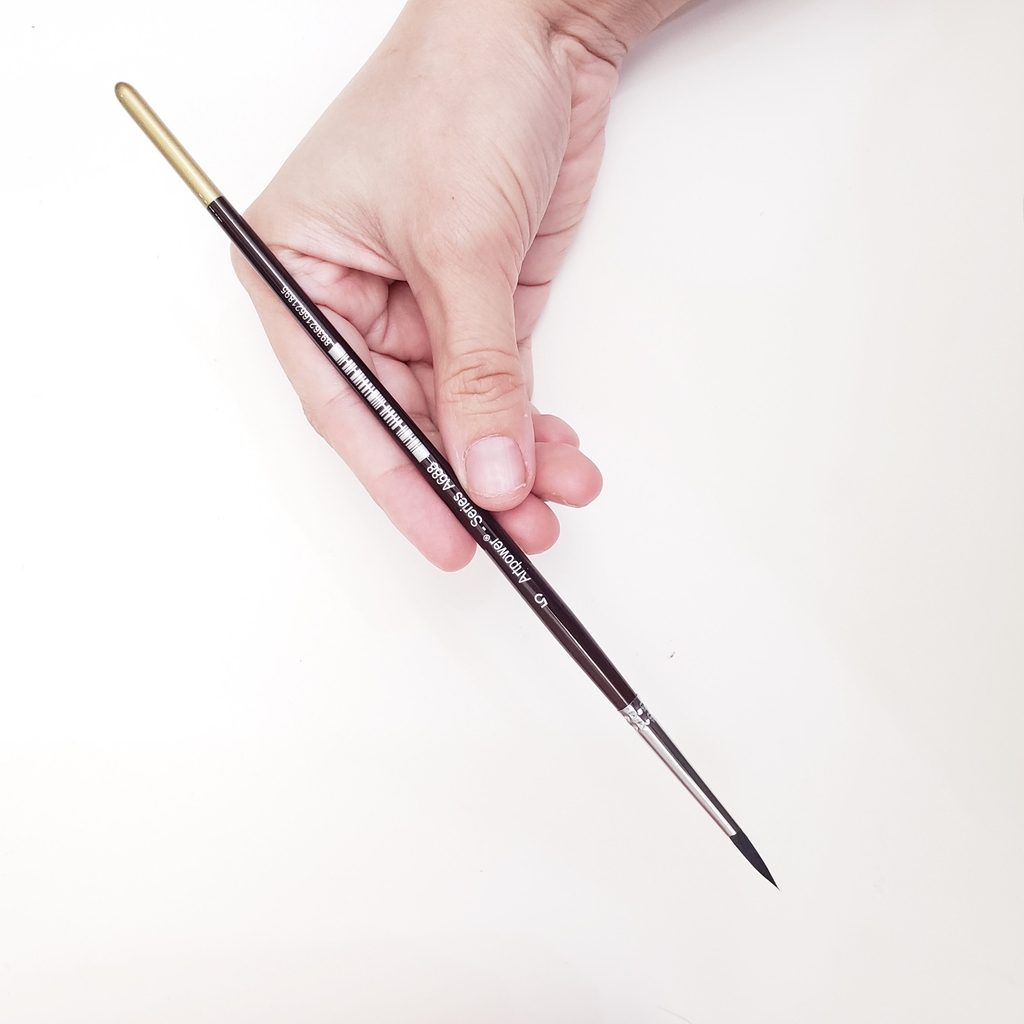 Cọ vẽ đầu Tròn màu nước ARTPOWER lông Sói (A688)