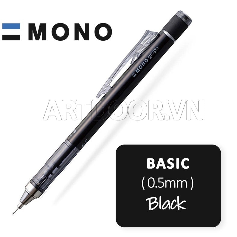 Bút chì bấm TOMBOW Mono Graph thân màu Pastel (đầu 05)