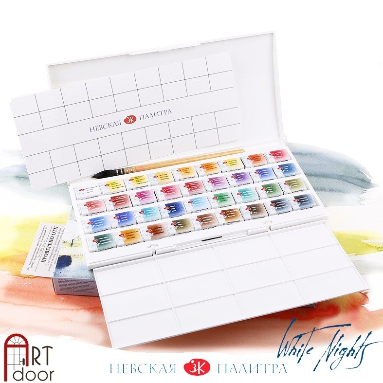 Bộ màu Nước Nén/ Tuýp WHITE NIGHTS