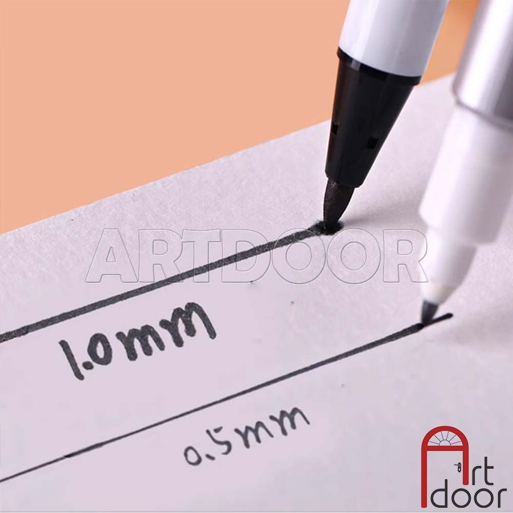 Bút line kháng nước Đen SAKURA Identi lông dầu