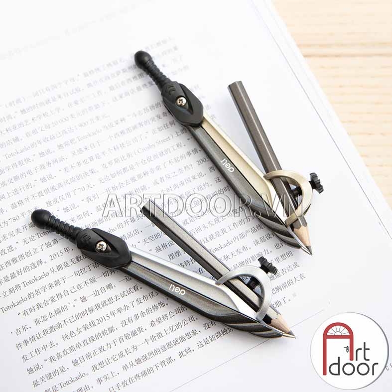 Bộ Compa vẽ kỹ thuật DELI cỡ nhỏ