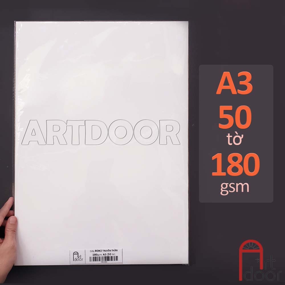 Giấy vẽ chì ROKI truyền thần, marker 180~250gsm (vân mịn)