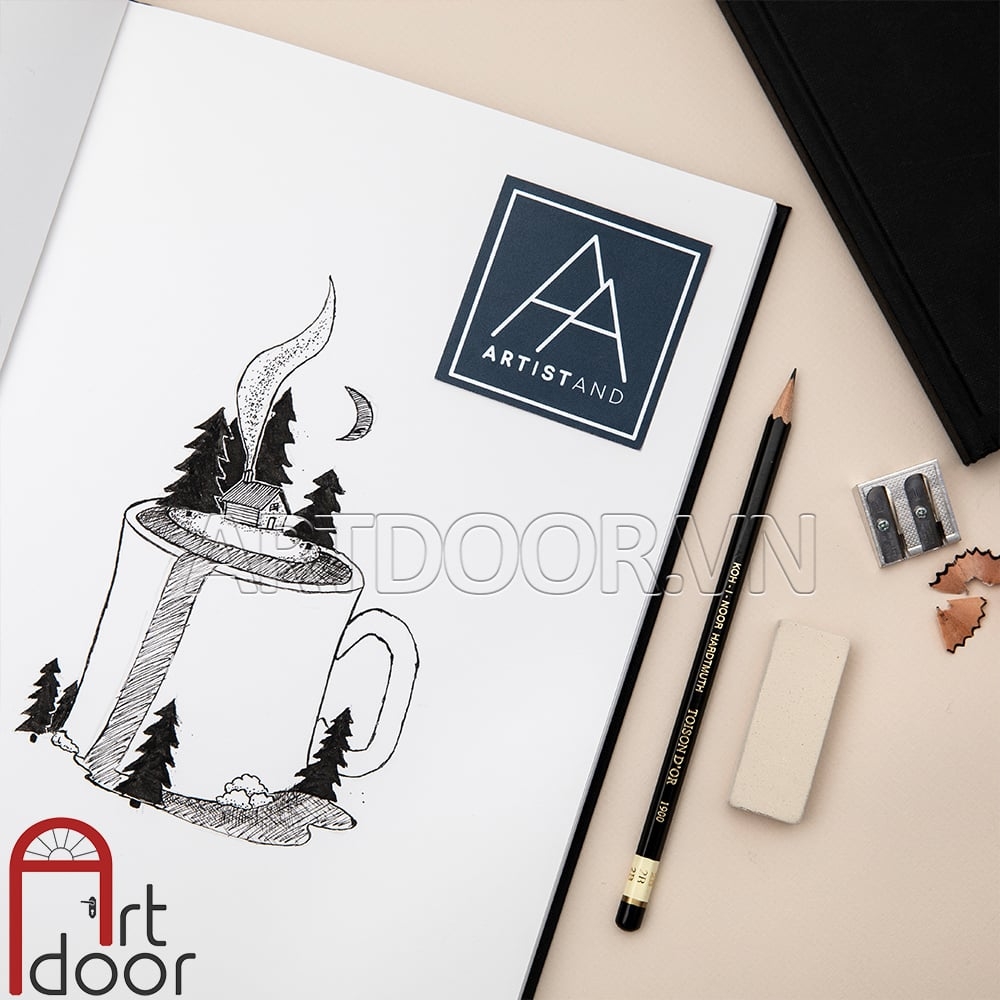 Bút chì phác thảo KOH I NOOR vẽ người, đầu tượng, tĩnh vật, luyện thi hình họa