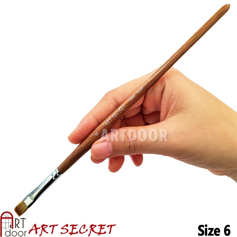 Cọ vẽ đầu Vuông ART SECRET (2089F)