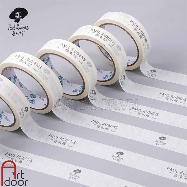 Băng keo giấy PAUL RUBENS cố định tranh, chặn màu nước (2.5cm) - [xả kho]