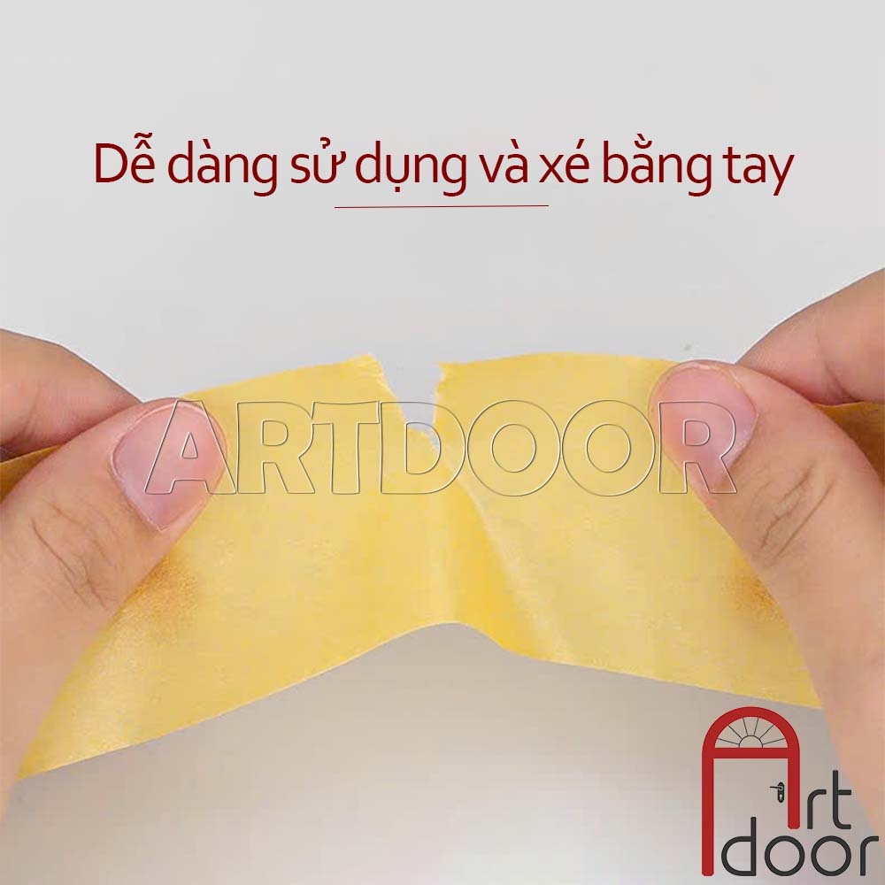 Băng keo giấy VN cố định tranh, chặn màu vẽ