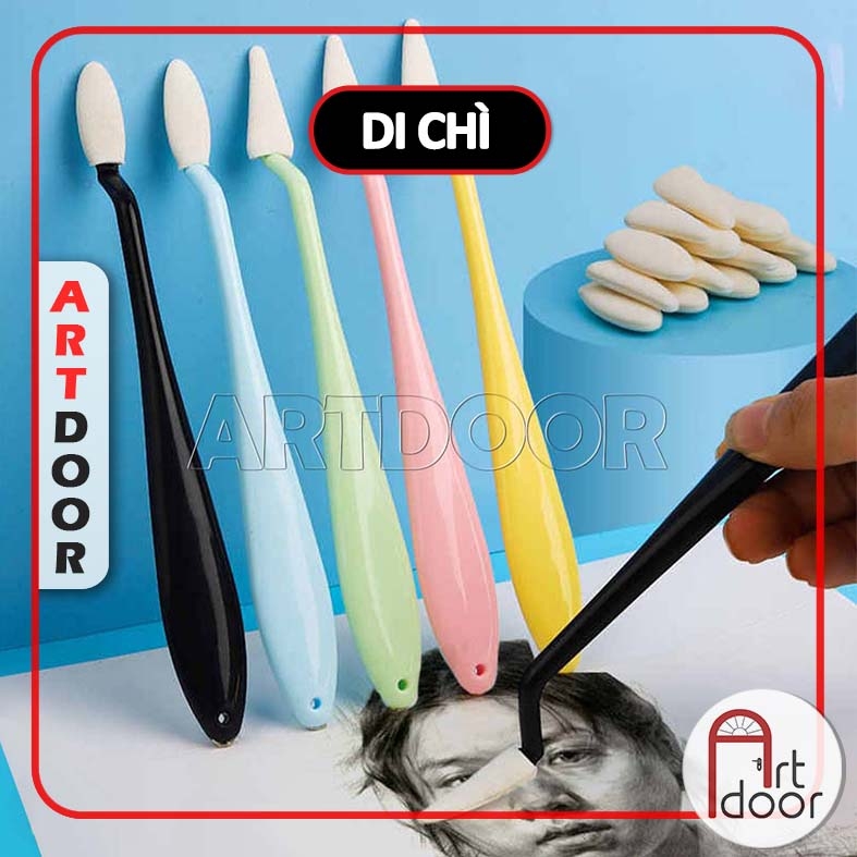 Bay tán chì (mút mịn) tạo khối, vẽ chân dung, đầu tượng, luyện thi hình họa chì