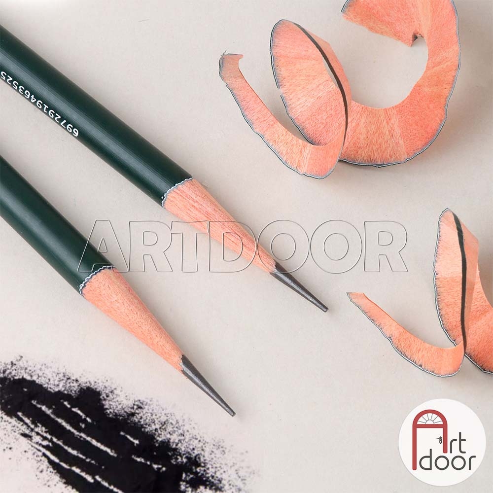 [HÀNG LỖI, THANH LÝ] Bộ dụng cụ vẽ chì GIORGIONE truyền thần chuyên nghiệp 19 món (hộp thiếc, MÓP)