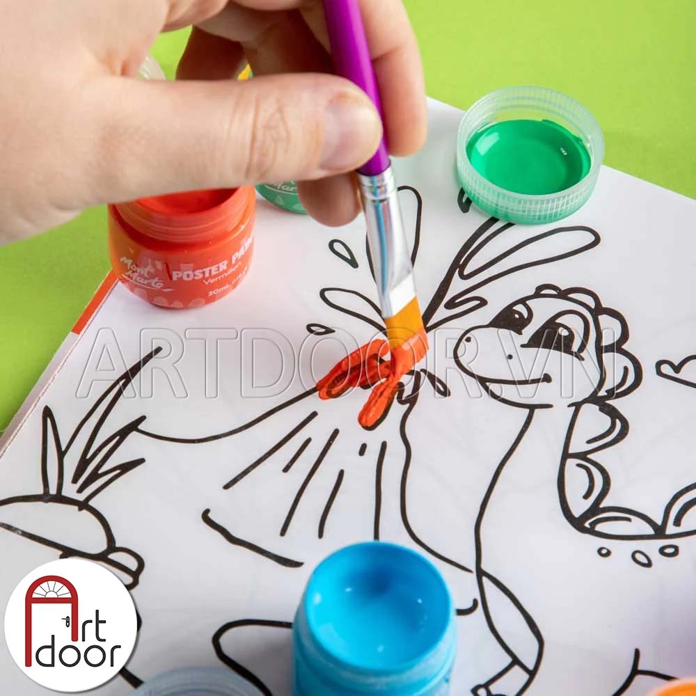 Bộ màu Poster Paints MONT MARTE Hũ (20ml) - [xả kho]