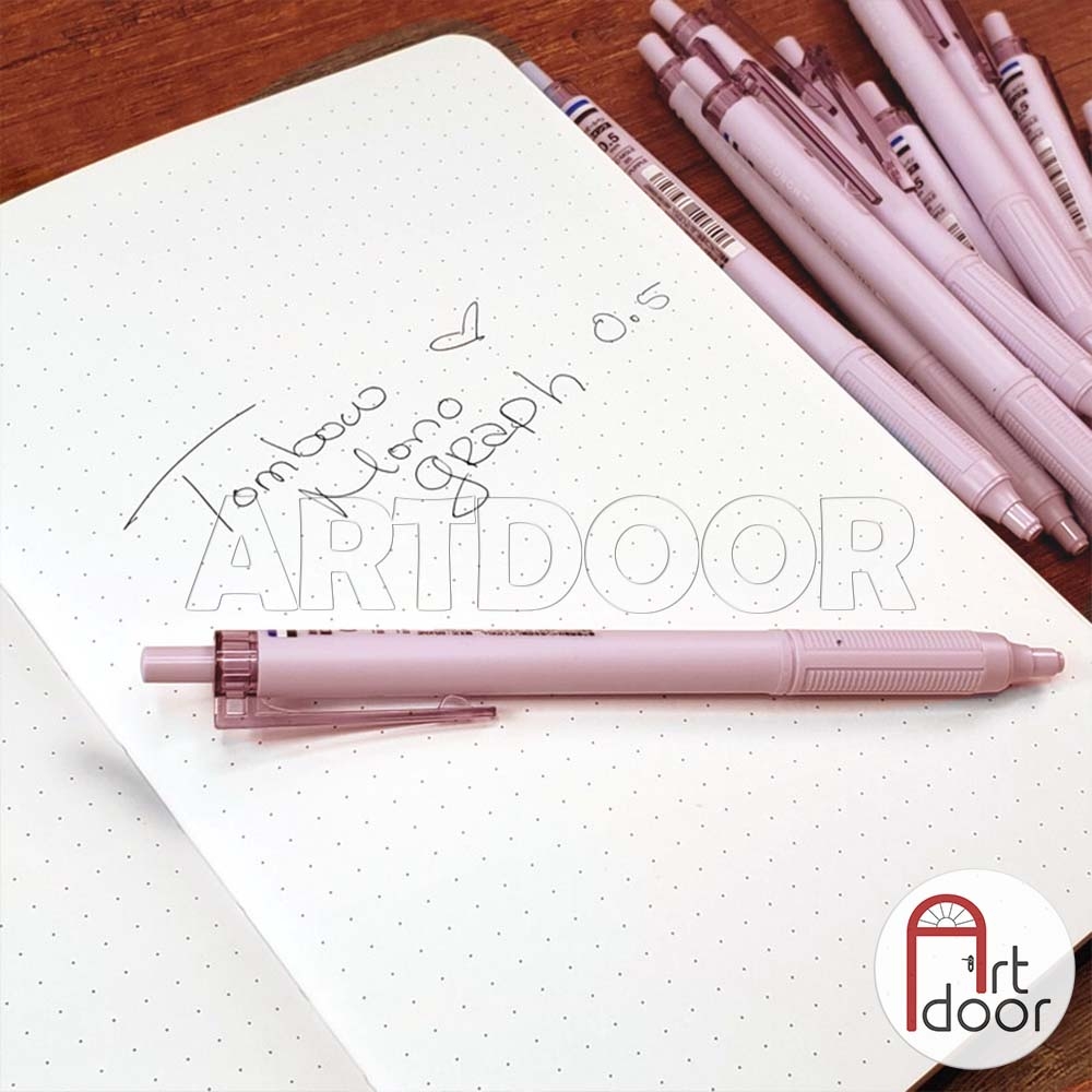 Bút bi mực Đen TOMBOW Lite dễ thương dòng Mono Graph
