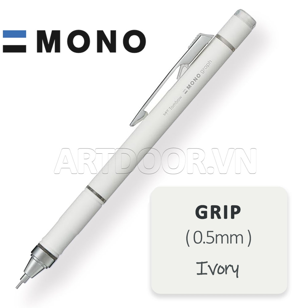 Bút chì kim bấm TOMBOW Limited đủ các dòng (đầu 05mm) dòng Mono Graph lắc đầy ngòi