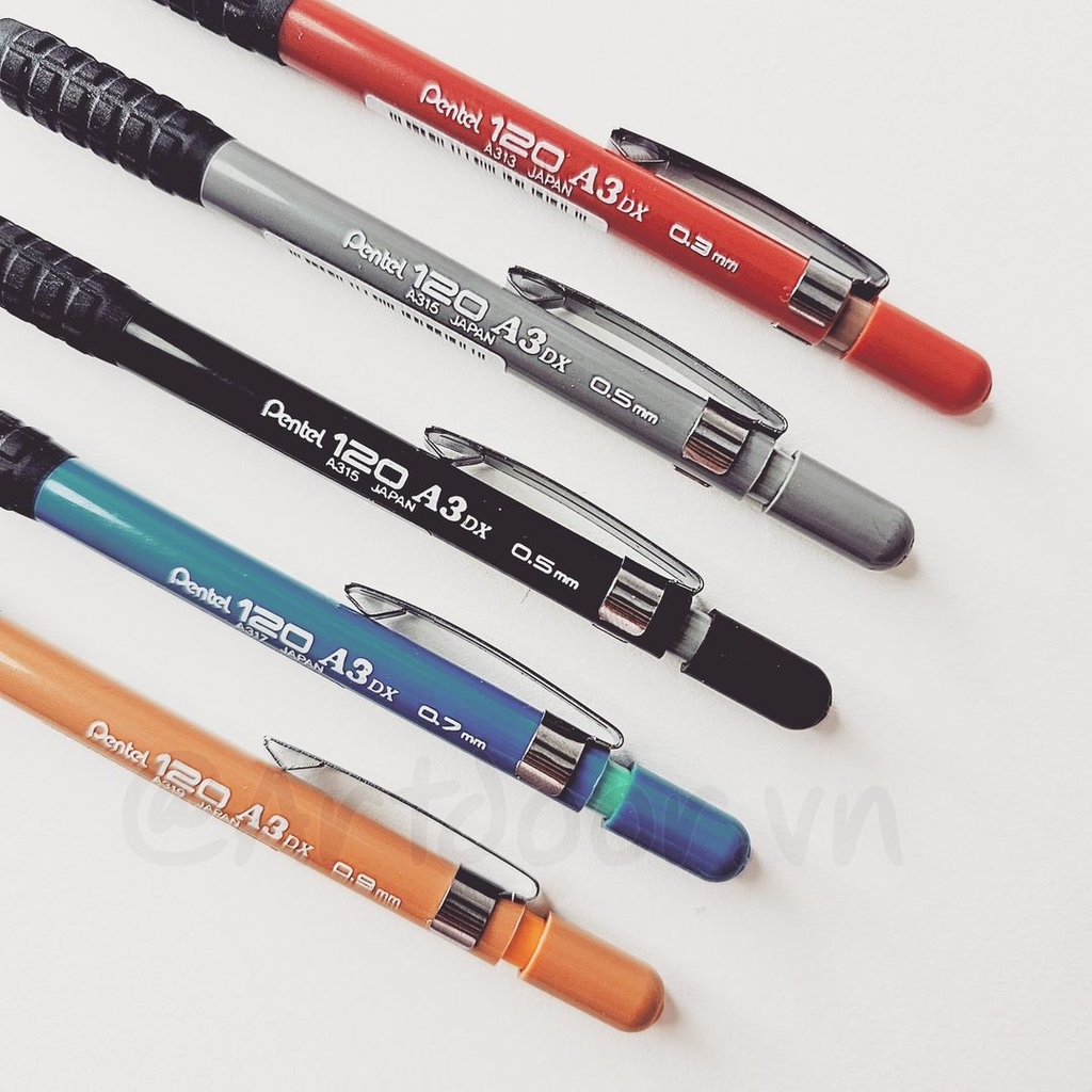 Bút chì kim bấm PENTEL vẽ Kỹ Thuật chính hãng A31 (đủ size)