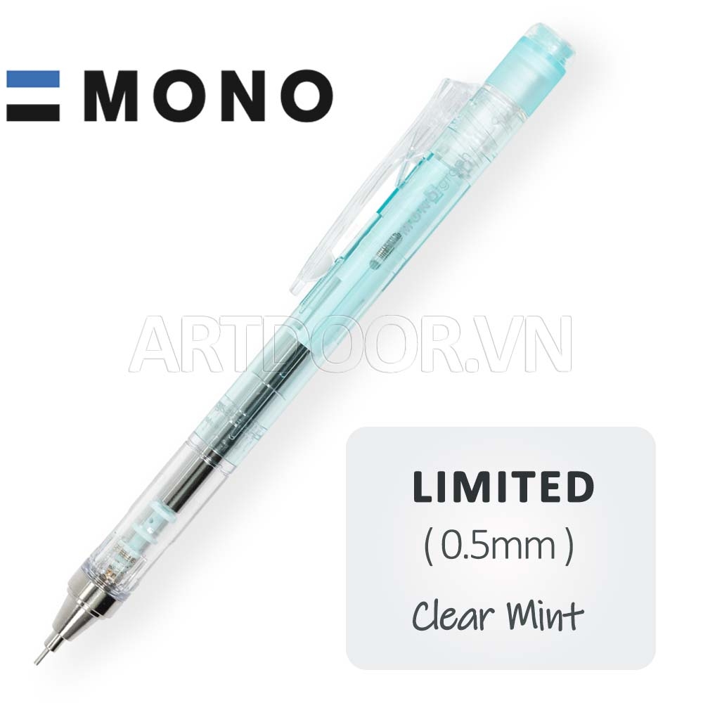 Bút chì kim bấm TOMBOW Limited đủ các dòng (đầu 05mm) dòng Mono Graph bấm, lắc đẩy ngòi